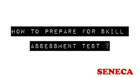 Skills assessment : r/Seneca 